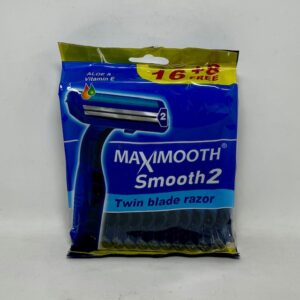 MaxiMooth Smooth Razor 24s Blue