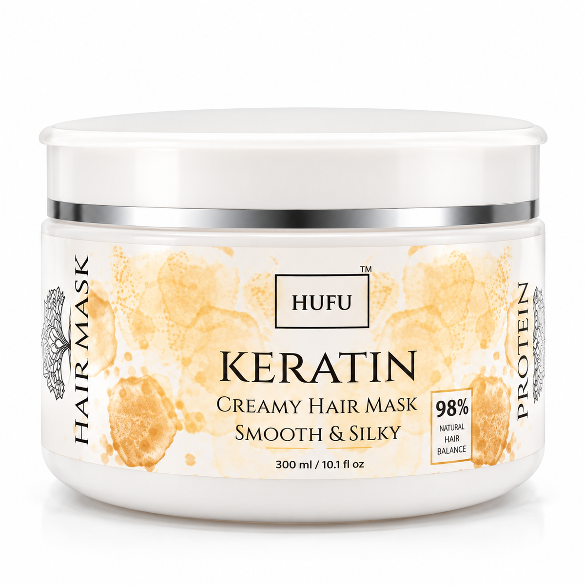 Hufu Keratin Smooth & Silky Hair Mask -300ml · Default Title