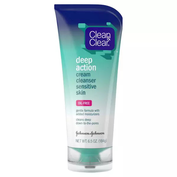 Clean & Clear Deep Action Cream Cleanser -184g-