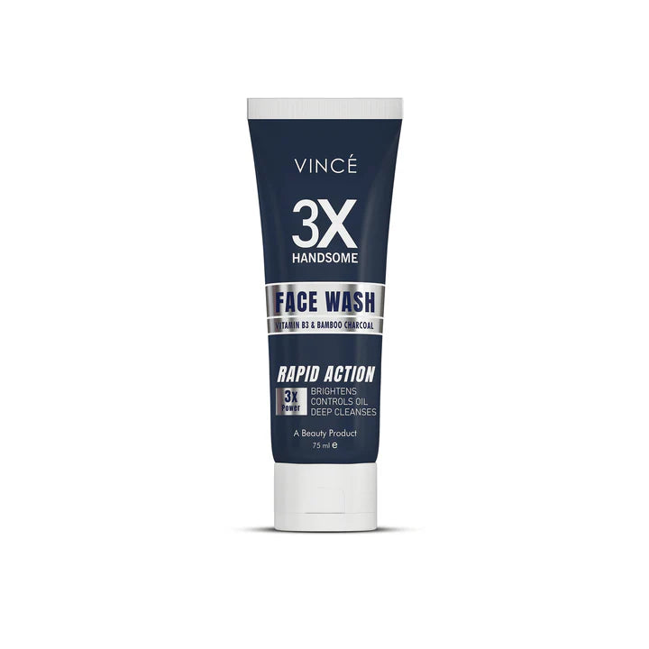 Vince 3X Handsome Face Wash -75ml