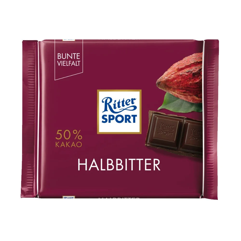 Ritter Sport Noir 50% Chocolate 100g