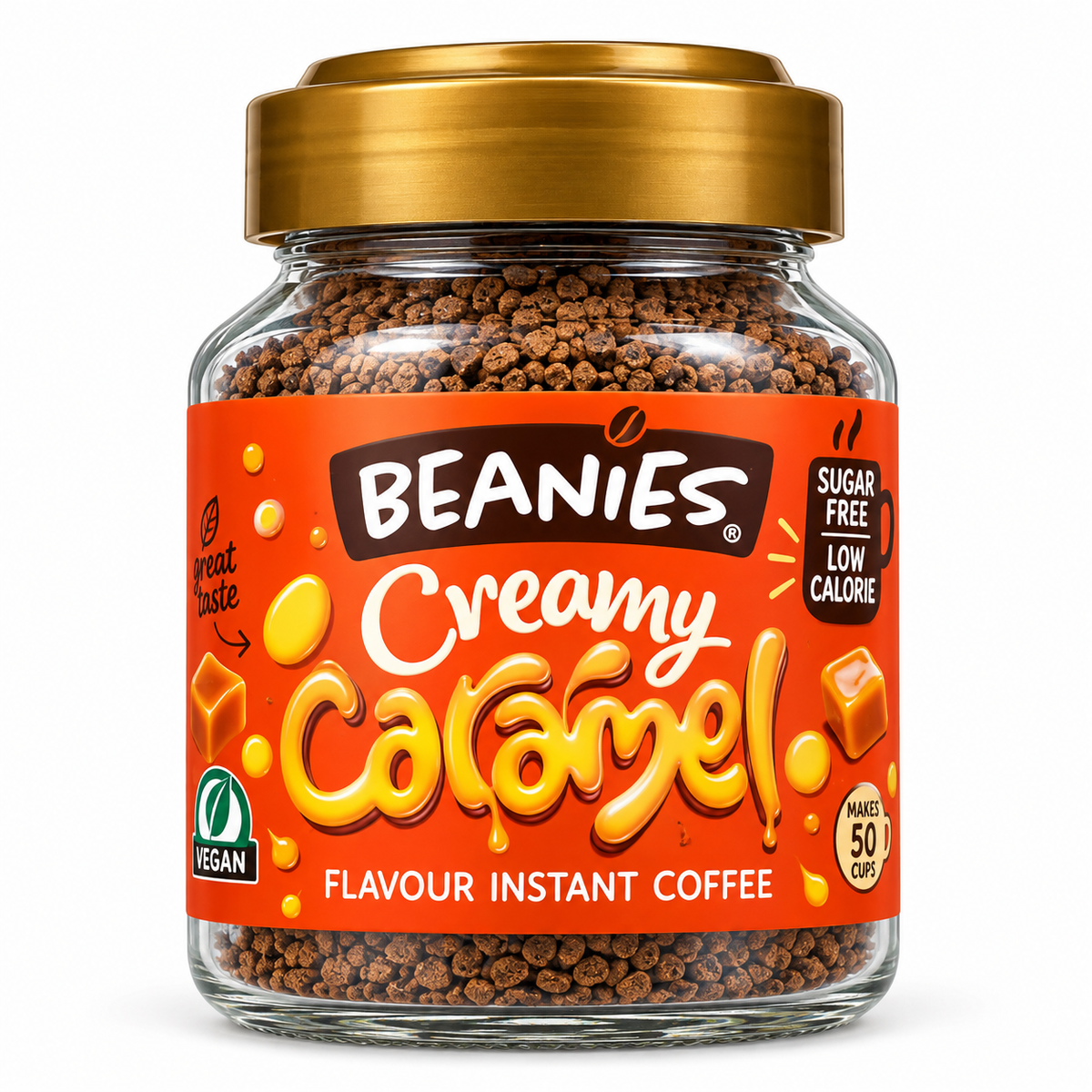 Beanies Instant Coffee Creamy Caramel - 50g · Default Title
