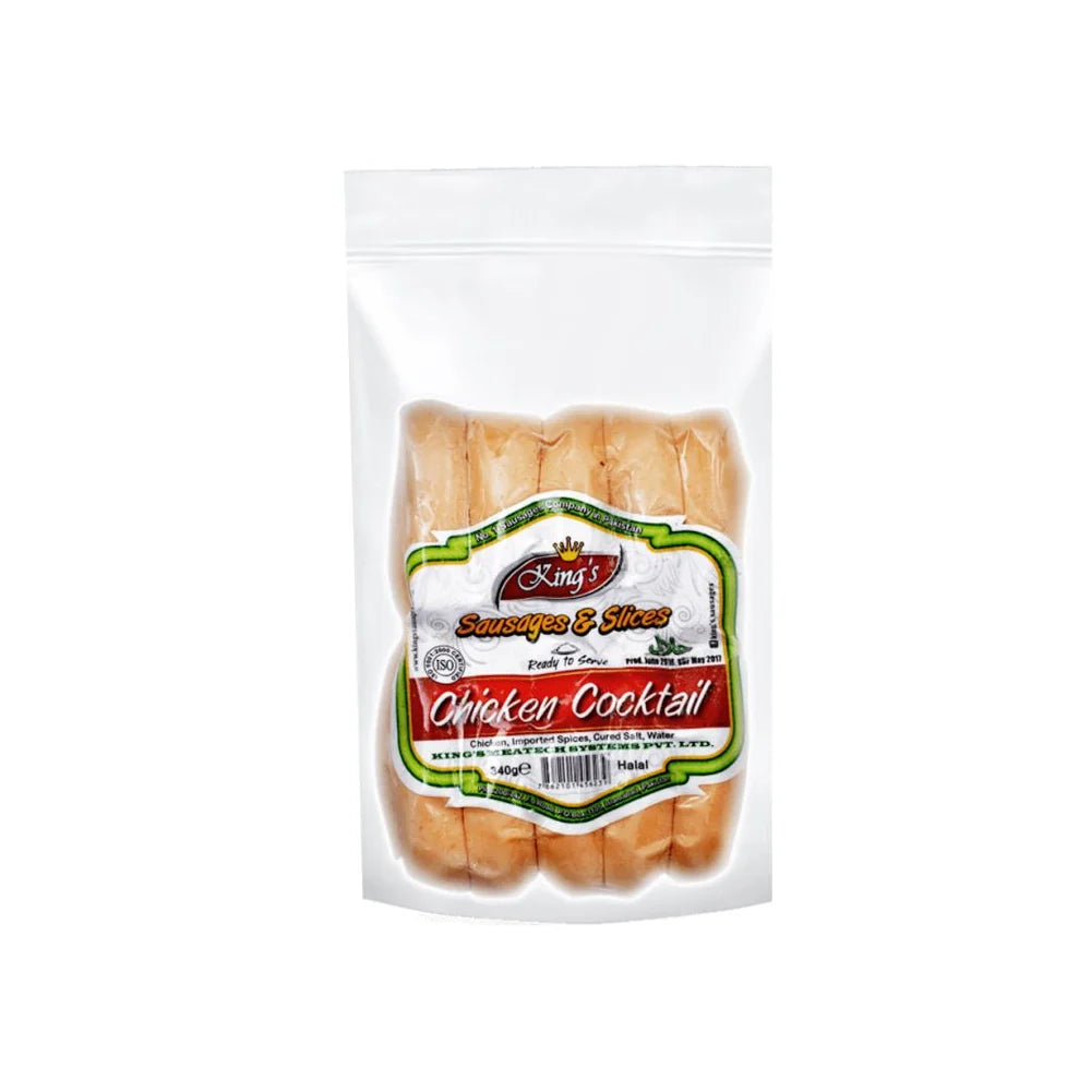 Kings Chicken Cocktail Sausage & Slices 320gm