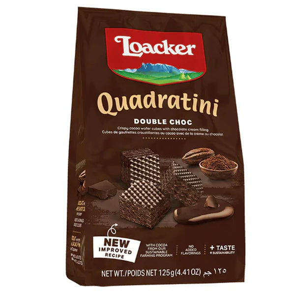 Loacker Classic Wafer Double Chocolate (Pouch) - 125g