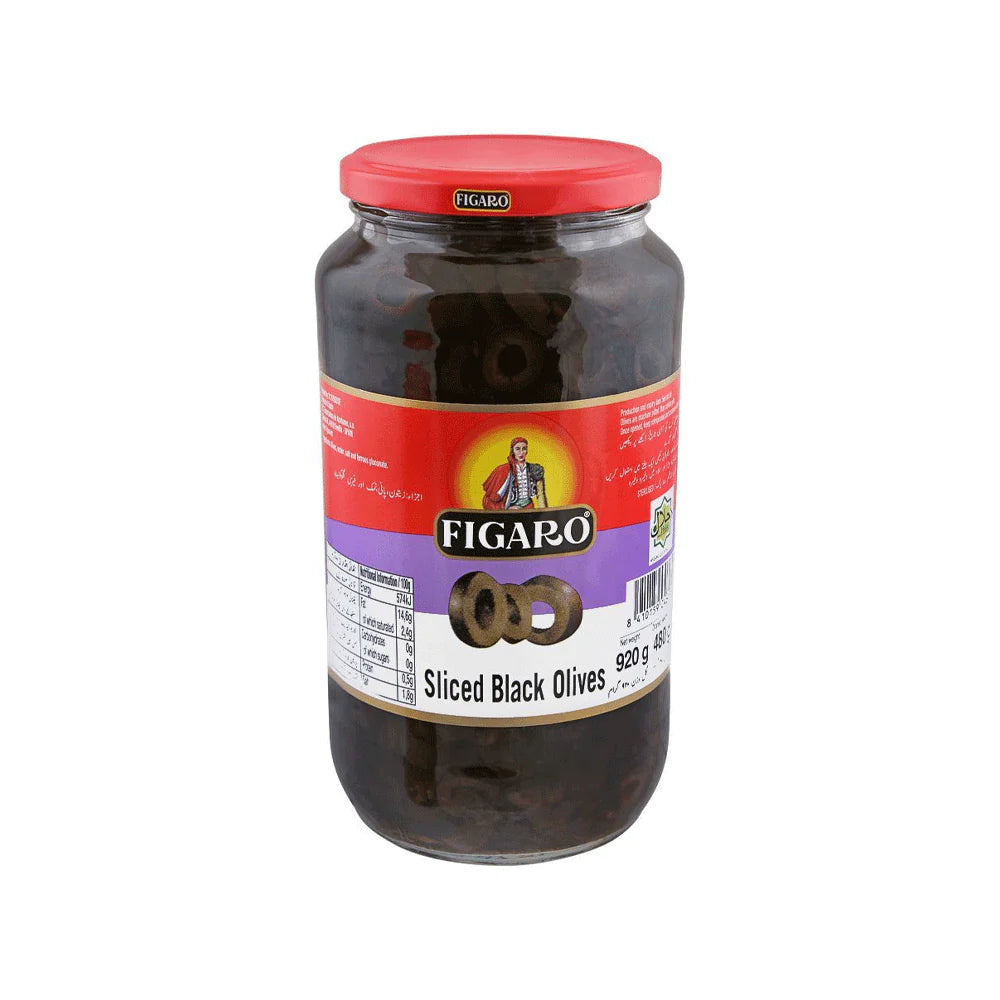 Figaro Black Olives Sliced - 920g