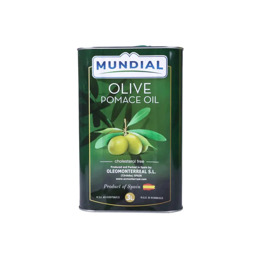 Mundial Olive Pomace Oil Tin -3L