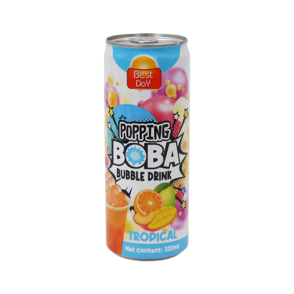 Best Day Popping Boba Bubble Drink Tropical - 320ml