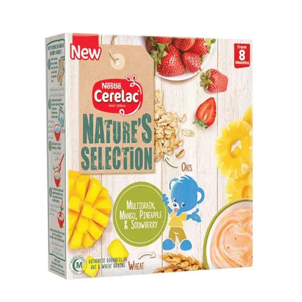 Nestle Cerelac (MultiGrain, Mango, Pineapple & Strawberry) - 175g