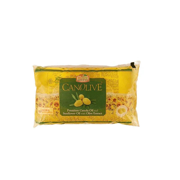 Canolive Premium Canola Cooking Oil (Pouch) - 1L