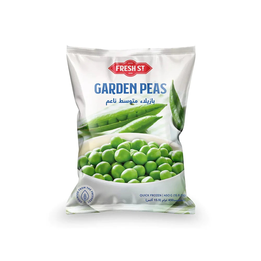 Fresh St Garden Peas 450gm