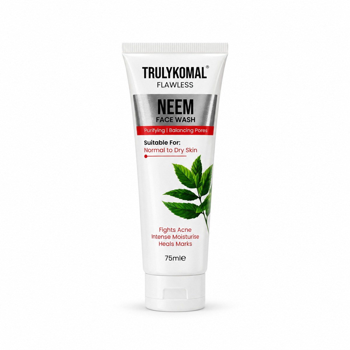 Truly Komal Neem Face Wash 75Ml · Default Title