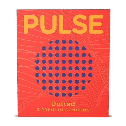 Pulse Premium Condoms Dotted -3pcs-