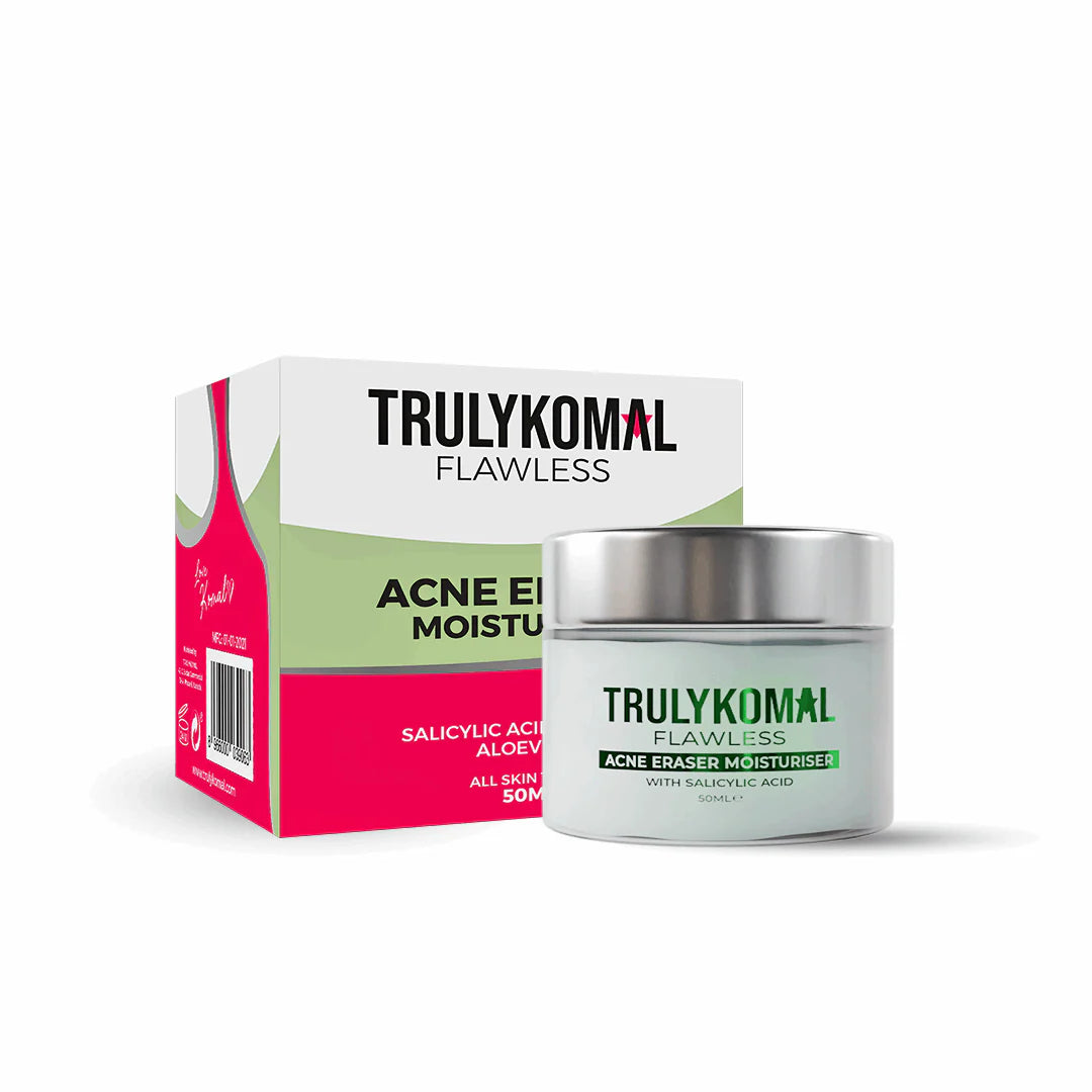 Truly Komal Acne Eraser Moisturiser Cream 50Ml