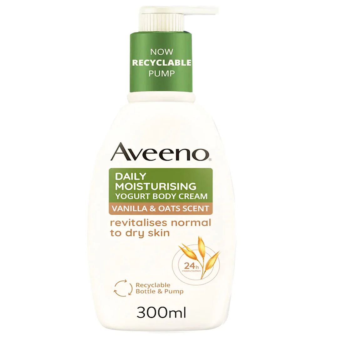 Aveeno Vanilla & Oat Scent Body Cream - 300ml