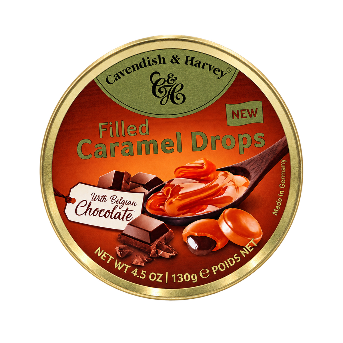 Cavendish & Harvey Caramel Drops With Belgian Chocolate