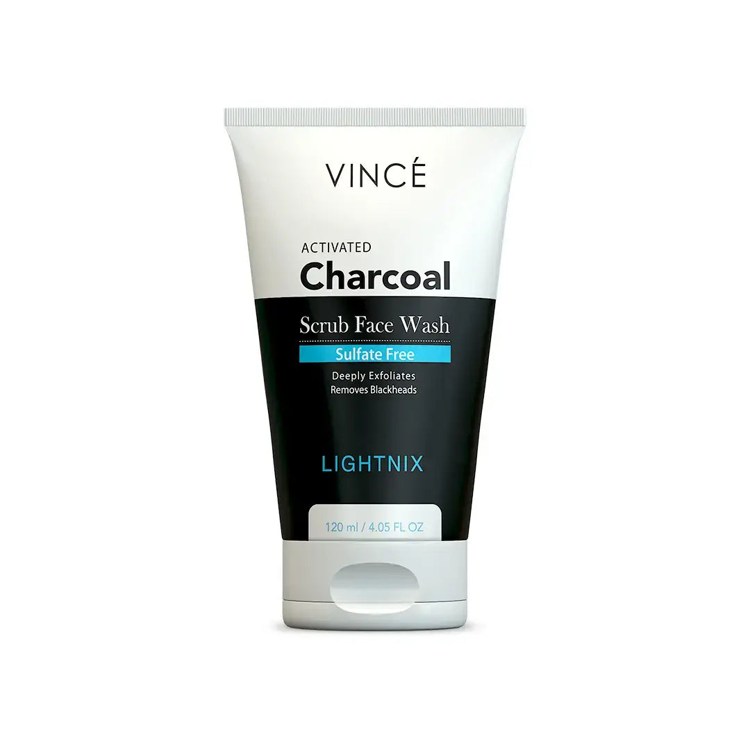 Vince Charcol Scrub Face Wash - 120ml