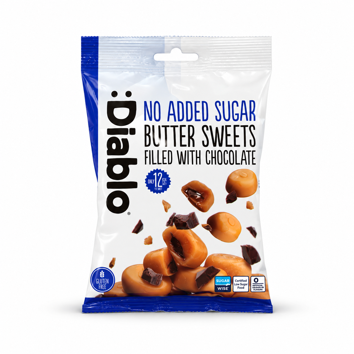 Diablo Butter Filled With Chocolate Zero Sugar 75Gm pch