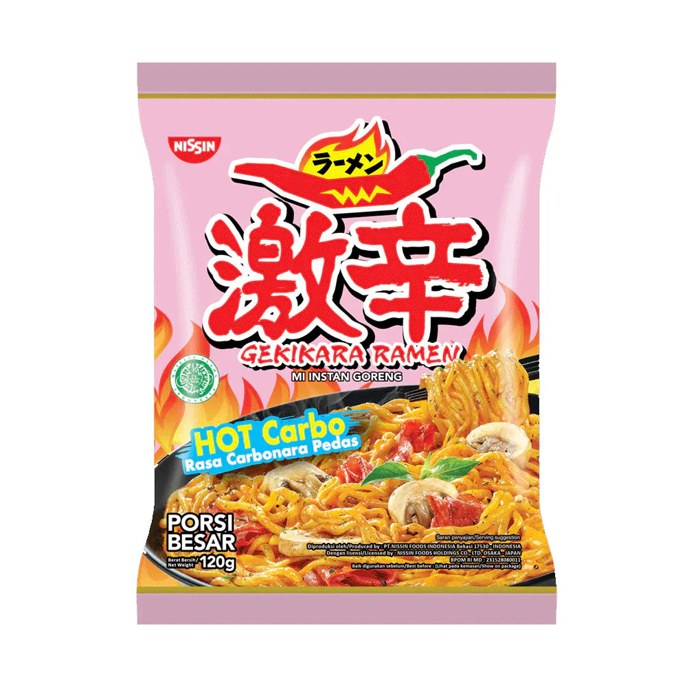 Nissin Gekikara Ramen Hot Carbo Noodles -120g