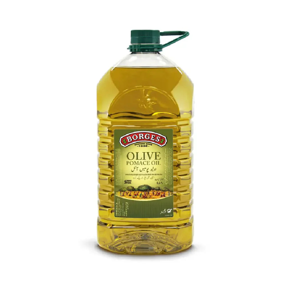 BORGES POMACE OLIVE OIL 5LTR PET