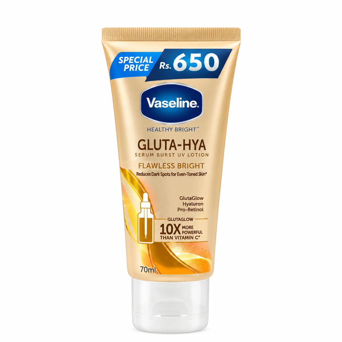 Vaseline Gluta-Hya Lotion Flawless -70ml