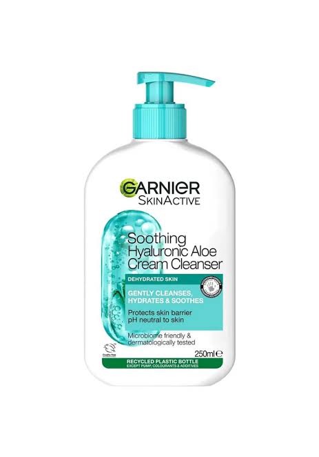 Garnier Soothing Hyaluronic Aloe Cream Cleanser - 250ml