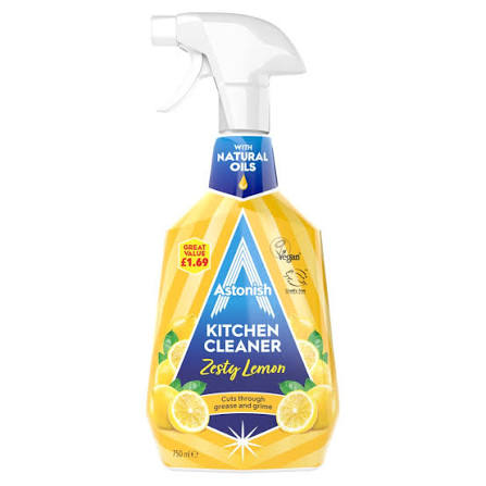 Astonish Kitchen Cleaner Zesty Lemon - 750ml
