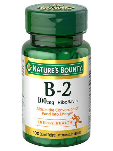 Natures Bounty B-2 Riboflavin 100 mg