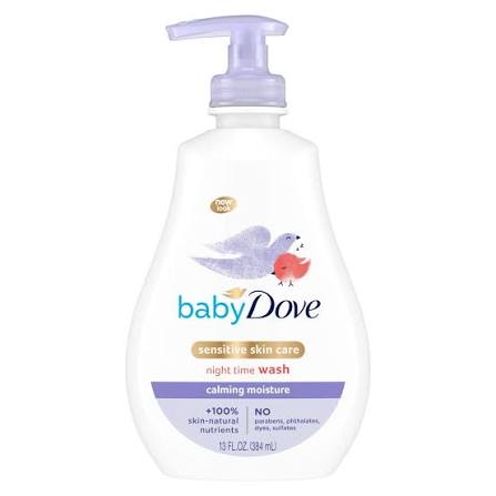 Baby Dove Sensitive Skin Care Night Time Wash - 400ml
