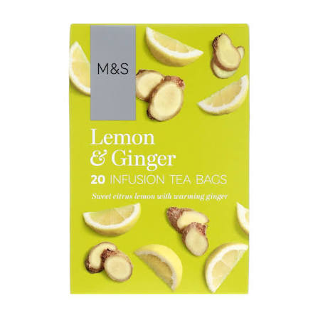 M&S's Lemon & Ginger Tea Bags - Rs2600