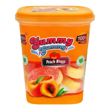 Yummy Gummy Peach Ring 175gm