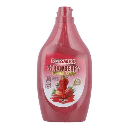 Rossmoor Strawberry Topping Syrup -623g