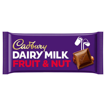 Cadbury Dairy Milk Chocolate Fruit & Nut - 180g
