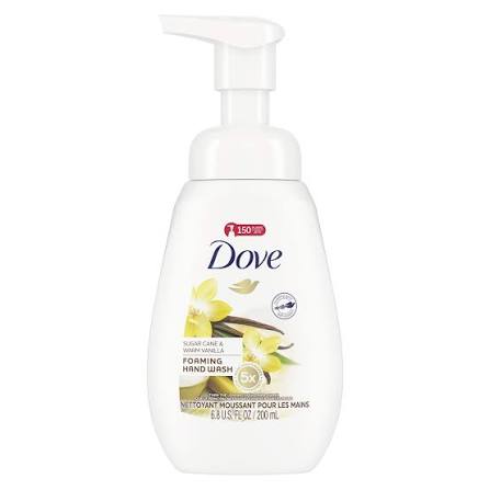 Dove Foaming H/W Warm Vanilla & Sugar Cane -300ml-