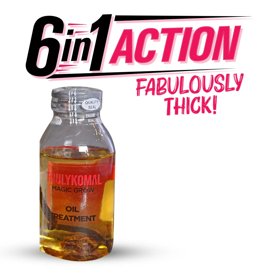 Truly Komal Magic Grow Oil Treatment 6 in 1 Action 100Ml