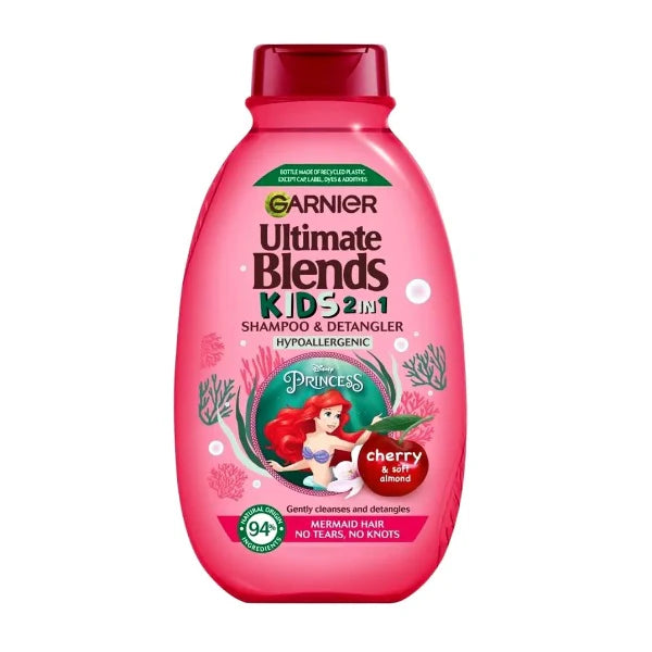 Garnier Ultimate Blends Kids 2in1 Shampoo&Detangler Cherry -250ml