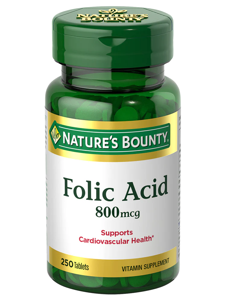 Natures Bounty Folic Acid 800mcg