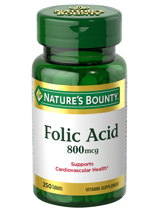 Natures Bounty Folic Acid 800mcg