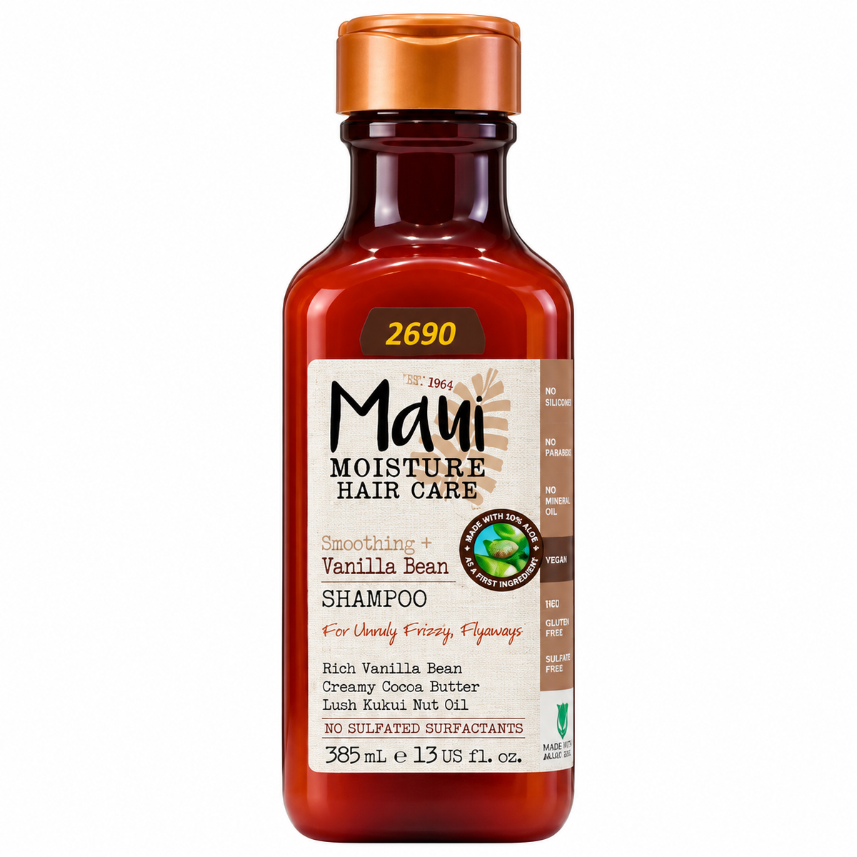 Maui Shampoo Vanilla Bean -385ml- · Default Title