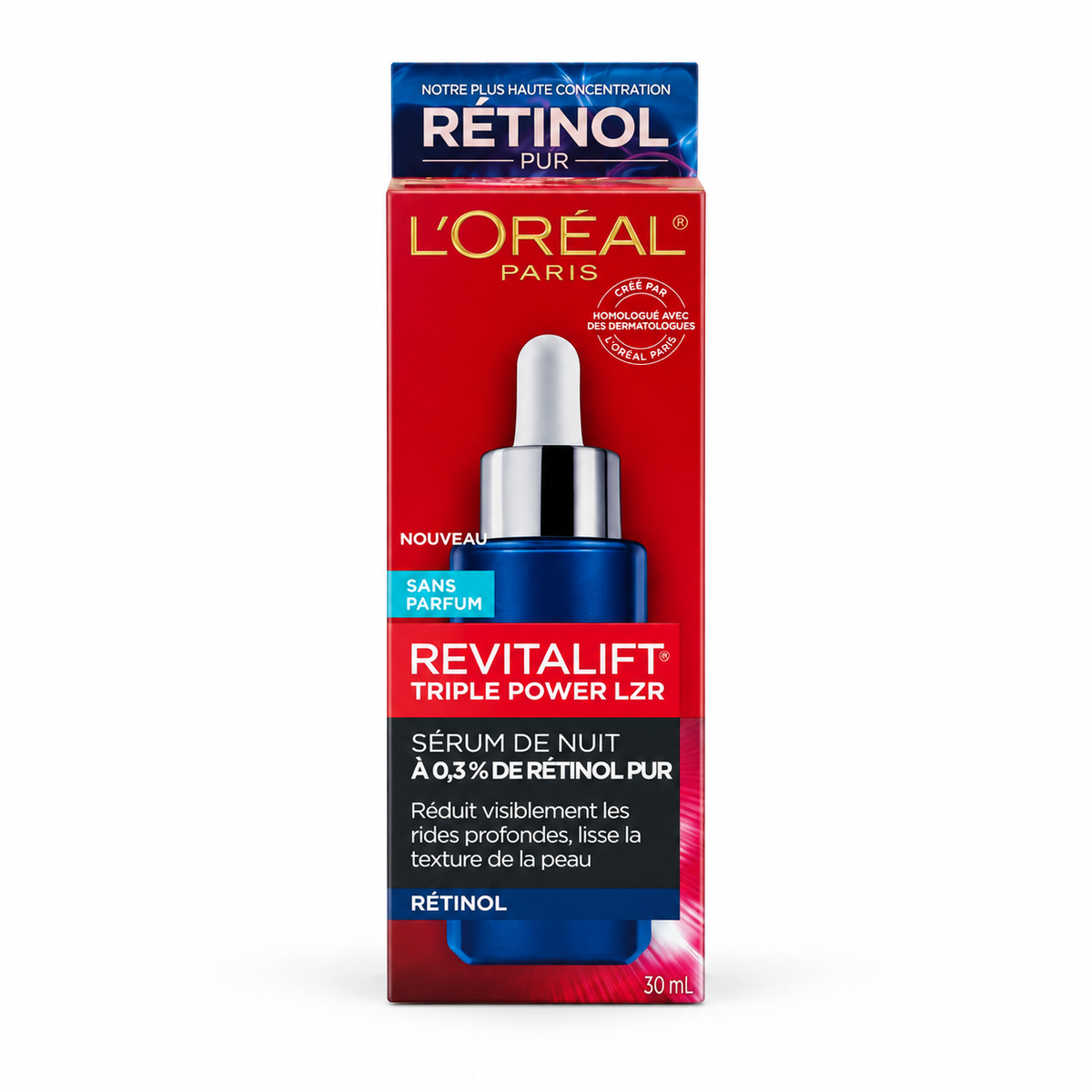 Loreal Revitalift Triple Power Retinol Night Serum 30ml · Default Title