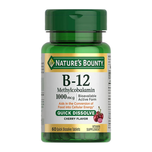 Natures Bounty B-12 Methylcobalamin 1000 mcg
