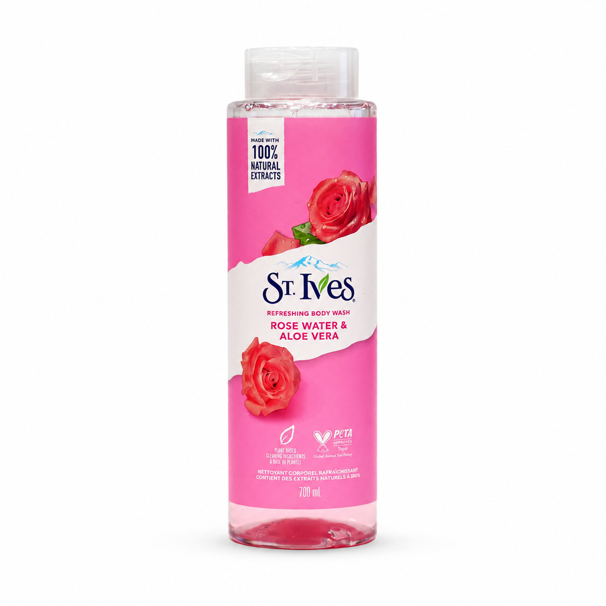ST.Ives Body Wash RoseWater & Aloe -473ml- · Default Title