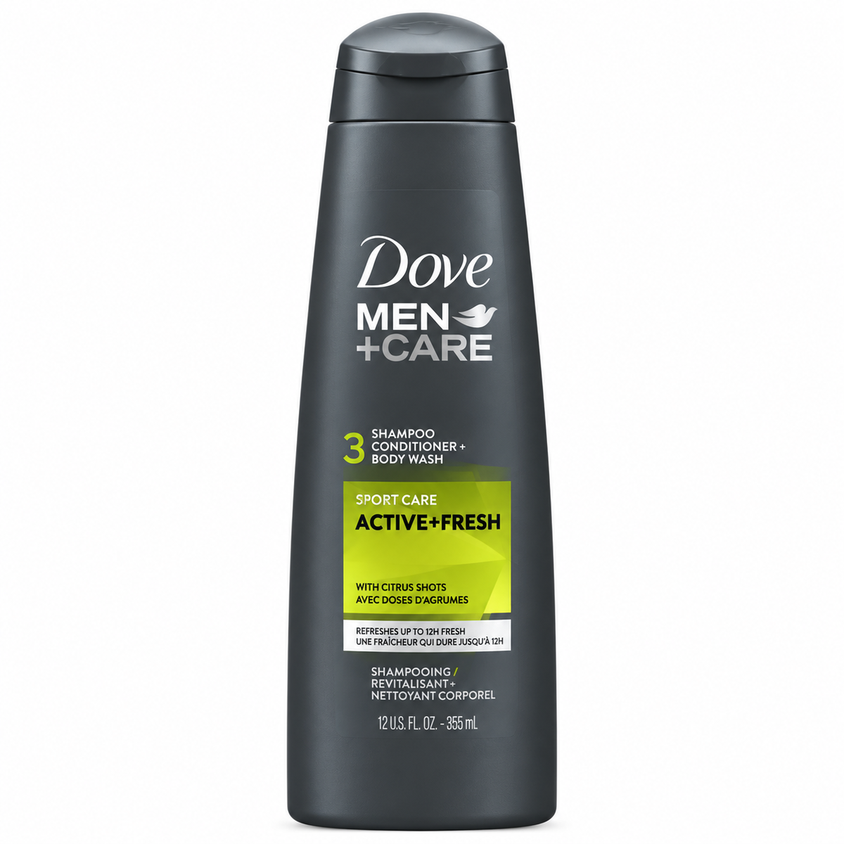 Dove Men Shampoo Active+Fresh -355ml · Default Title