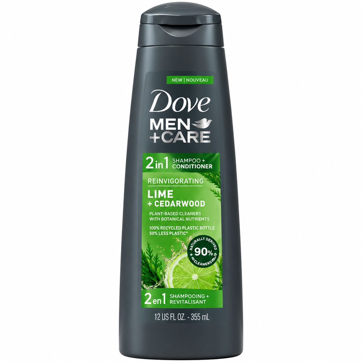 Dove Men Shampoo Lime & Cedarwood 2in1 -355ml- · Default Title
