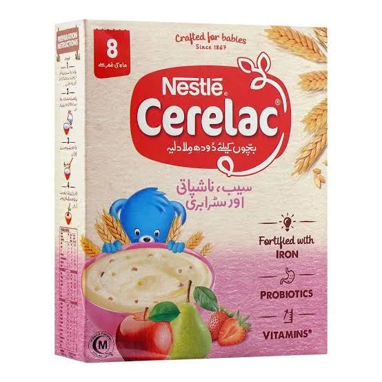 CERELAC APPLE PEAR ND STRAWBERRY