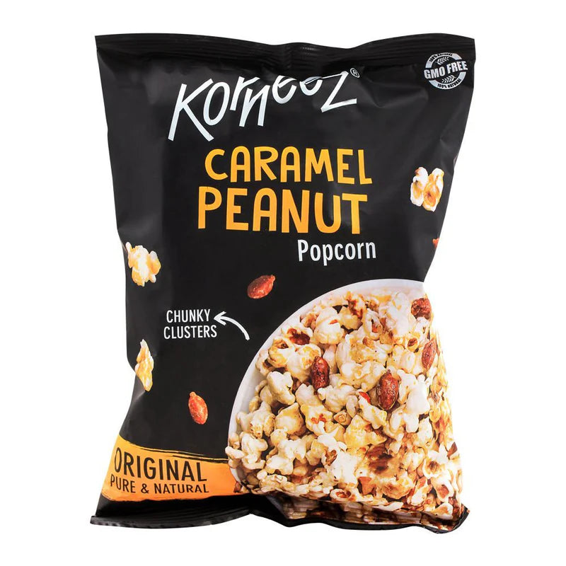 KORNEEZ POP CORN CARAMEL PEANUT REGULAR