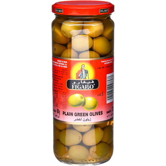 Figaro Green Olives Plain - 450g