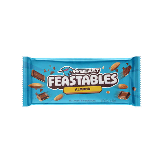 Mr Beast Feastables Almond Milk Chocolate - 60g