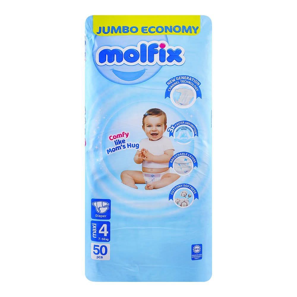 Molfix Diapers 4 - 50pcs