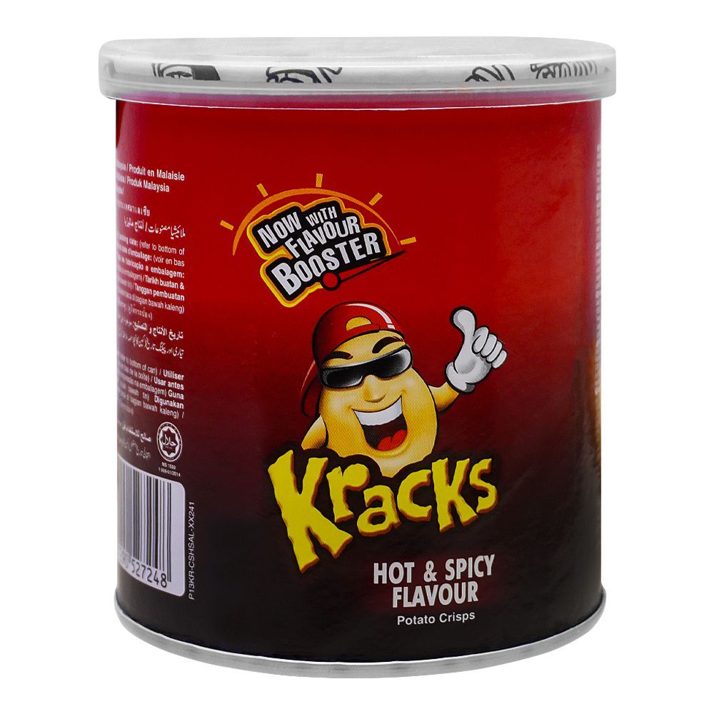 Kracks Potato Crisp Hot & Spicy 45gm