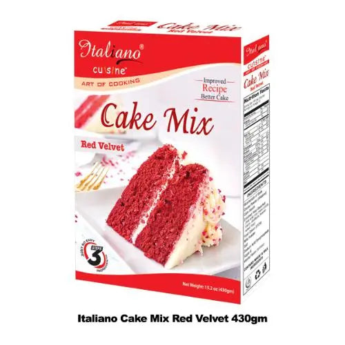 Italiano Cake Mix Red Velvet -430g